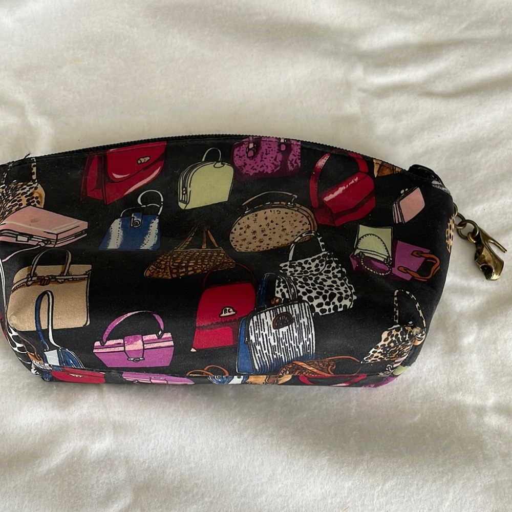 Nicole Miller Handbag Themed Vintage Cosmetic Case